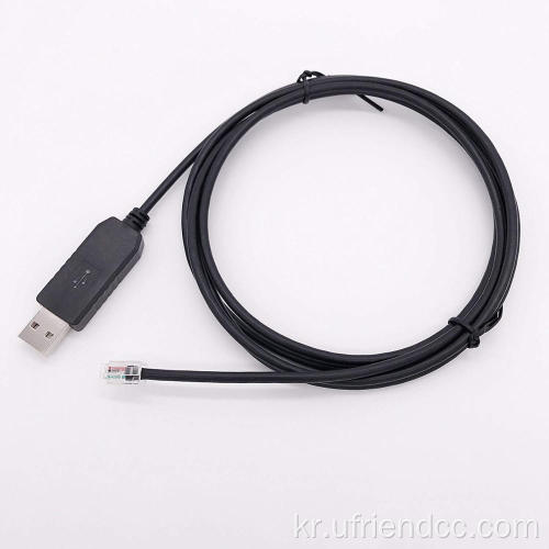 USB 2.0 RS232 USB에서 RJ11 케이블 어댑터
